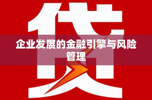 颍泉企业发展的金融引擎与风险管理