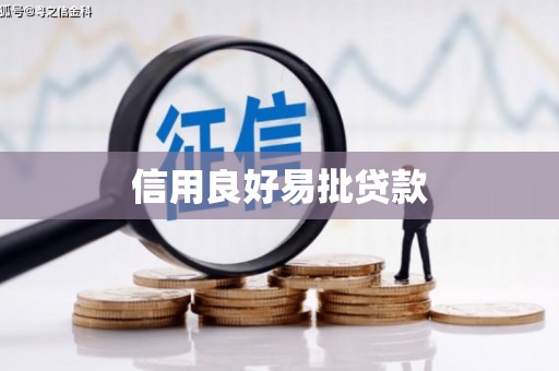颍泉信用良好易批贷款