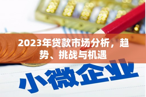 颍泉2023年贷款市场分析，趋势、挑战与机遇
