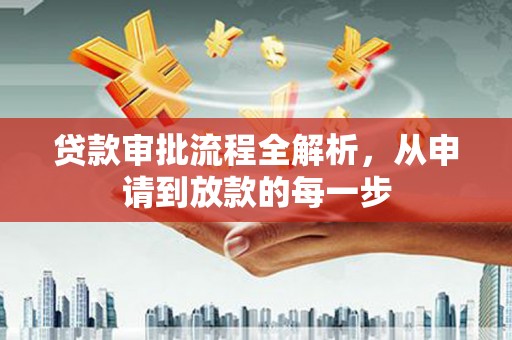 颍泉贷款审批流程全解析，从申请到放款的每一步