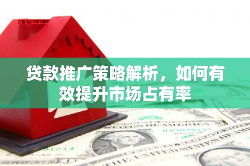 颍泉贷款推广策略解析，如何有效提升市场占有率