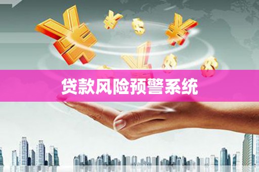 颍泉贷款风险预警系统