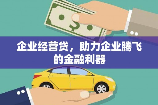颍泉企业经营贷，助力企业腾飞的金融利器