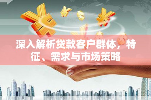 颍泉深入解析贷款客户群体，特征、需求与市场策略