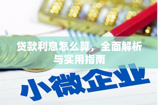 颍泉贷款利息怎么算，全面解析与实用指南