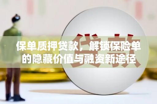 颍泉保单质押贷款，解锁保险单的隐藏价值与融资新途径