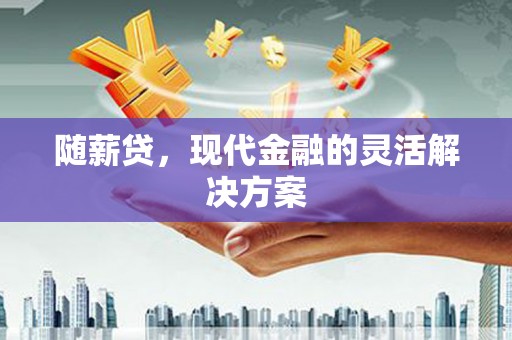 颍泉随薪贷，现代金融的灵活解决方案
