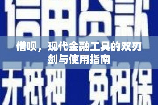 颍泉借呗，现代金融工具的双刃剑与使用指南