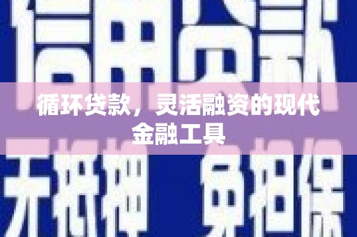 颍泉循环贷款，灵活融资的现代金融工具