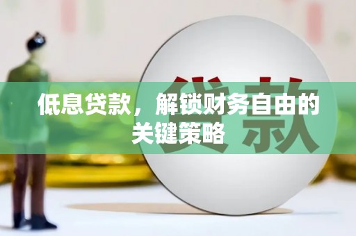 颍泉低息贷款，解锁财务自由的关键策略