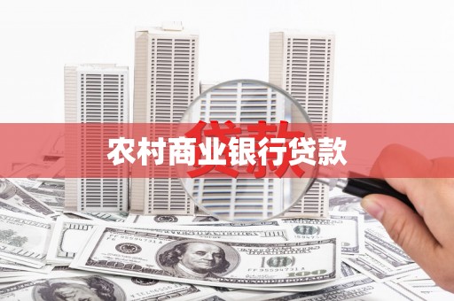 颍泉农村商业银行贷款