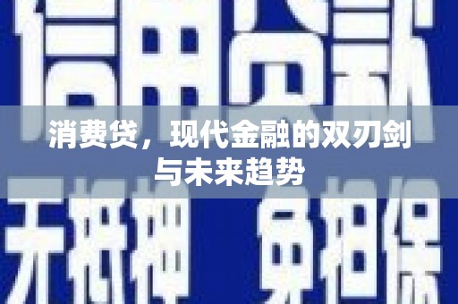 颍泉消费贷，现代金融的双刃剑与未来趋势