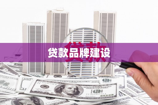 颍泉贷款品牌建设