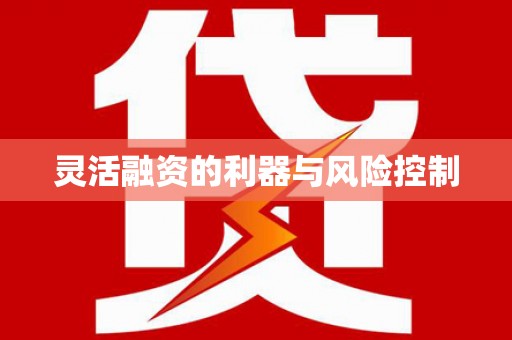颍泉灵活融资的利器与风险控制