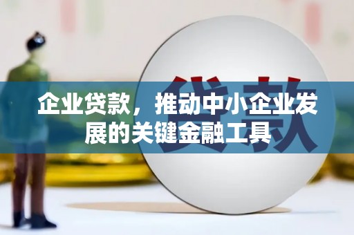 颍泉企业贷款，推动中小企业发展的关键金融工具