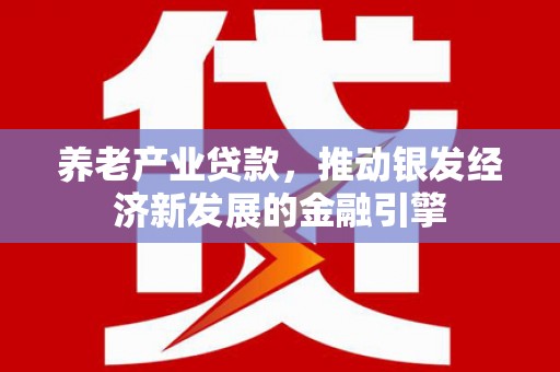 颍泉养老产业贷款，推动银发经济新发展的金融引擎