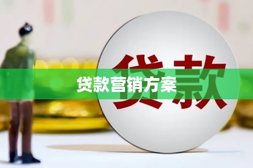 颍泉贷款营销方案
