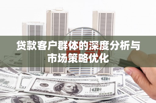 颍泉贷款客户群体的深度分析与市场策略优化