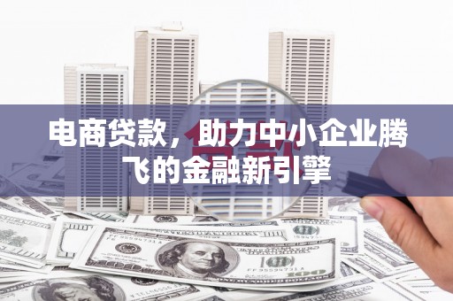 颍泉电商贷款，助力中小企业腾飞的金融新引擎