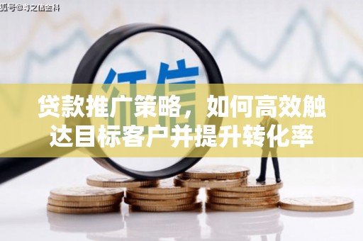 颍泉贷款推广策略，如何高效触达目标客户并提升转化率
