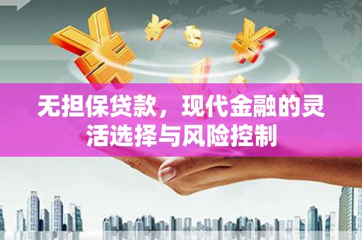 颍泉无担保贷款，现代金融的灵活选择与风险控制