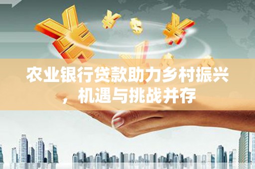 颍泉农业银行贷款助力乡村振兴，机遇与挑战并存