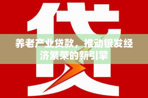 颍泉养老产业贷款，推动银发经济繁荣的新引擎