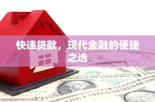 颍泉快速贷款，现代金融的便捷之选