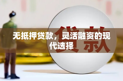 颍泉无抵押贷款，灵活融资的现代选择