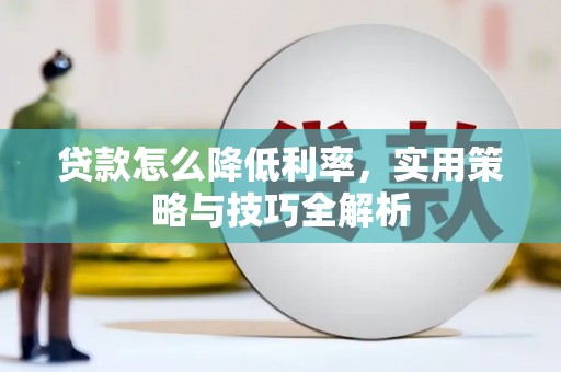 颍泉贷款怎么降低利率，实用策略与技巧全解析