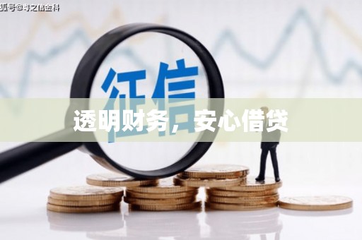 颍泉透明财务，安心借贷